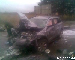 В Самарской обл. при столкновении с внедорожником погибли пять пассажиров ВАЗа