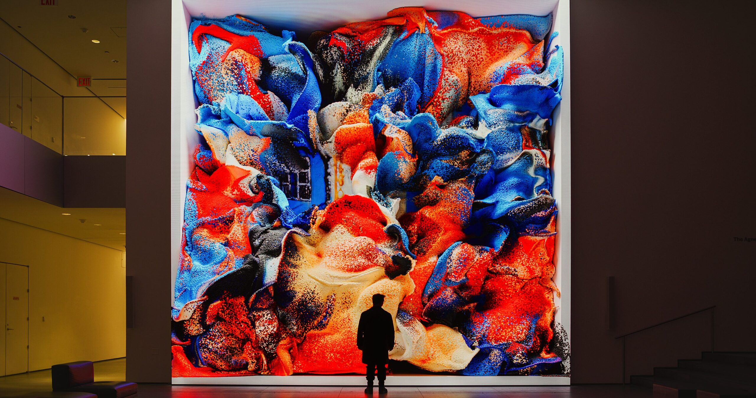 Работы из цикла Machine Hallucinations в музее MoMA