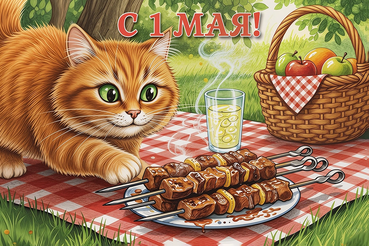 Открытки с 1 Мая: 20 вариантов для поздравления родных и знакомых