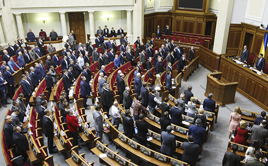 На пленарном заседании Верховной рады Украины, архив
