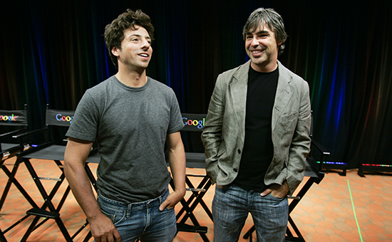 Основатели GoogleСергей Брин (слева) и Ларри Пейдж