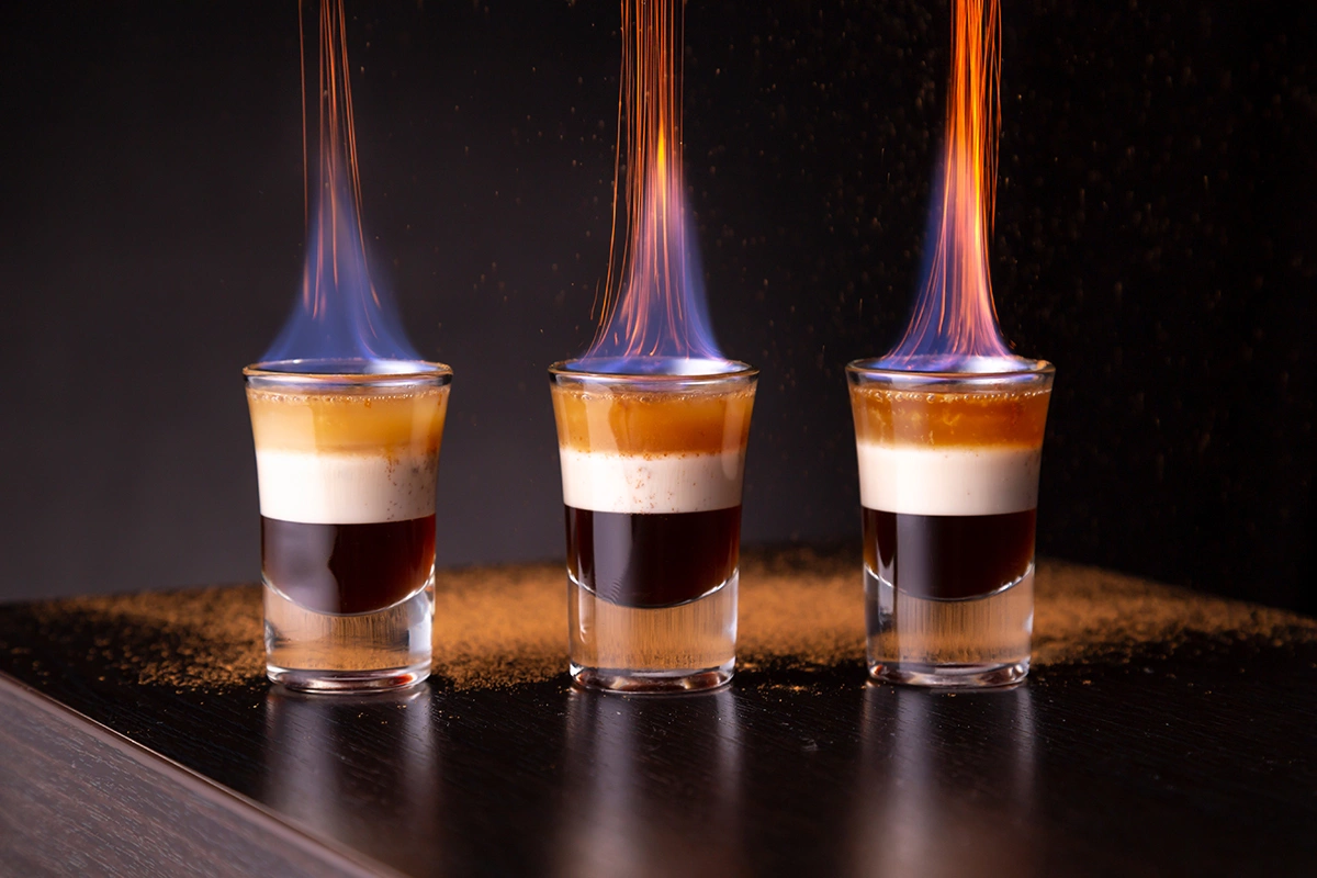 Шот-сет из горящих шотов «Б-52»