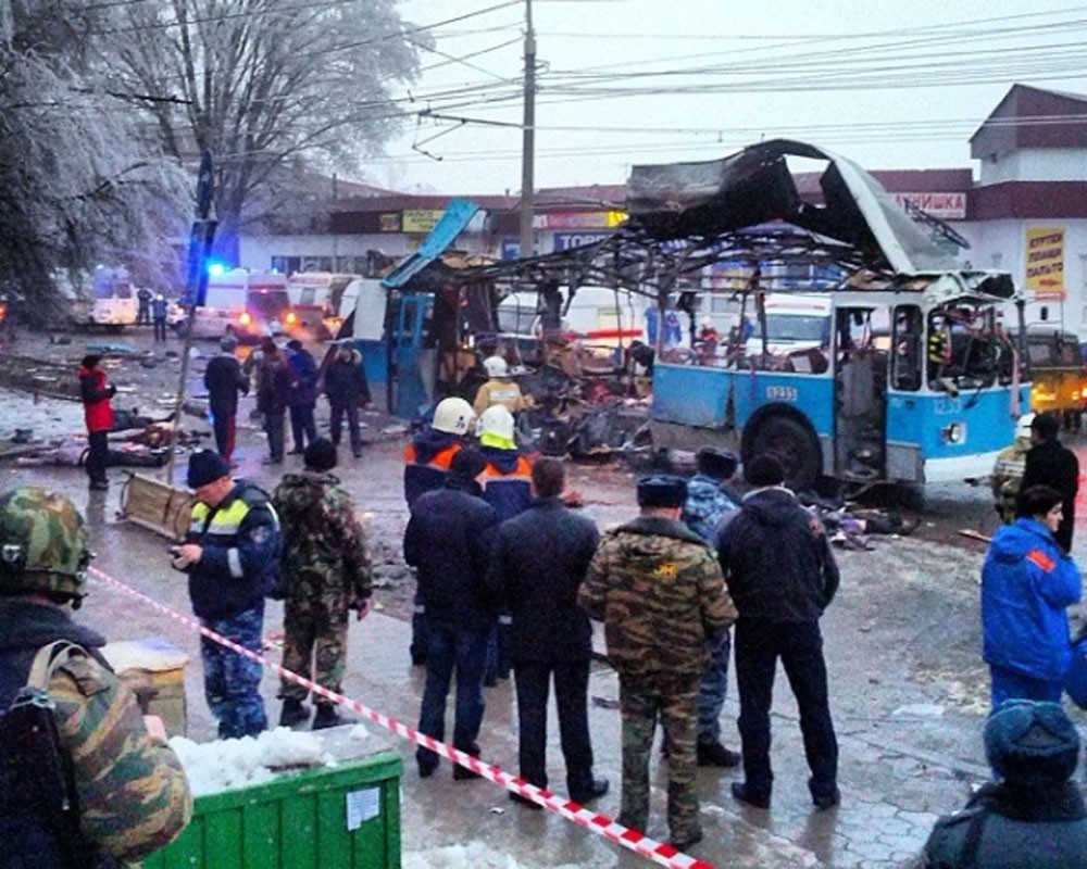 30 Декабря 2013 год Волгоград взрыв троллейбуса
