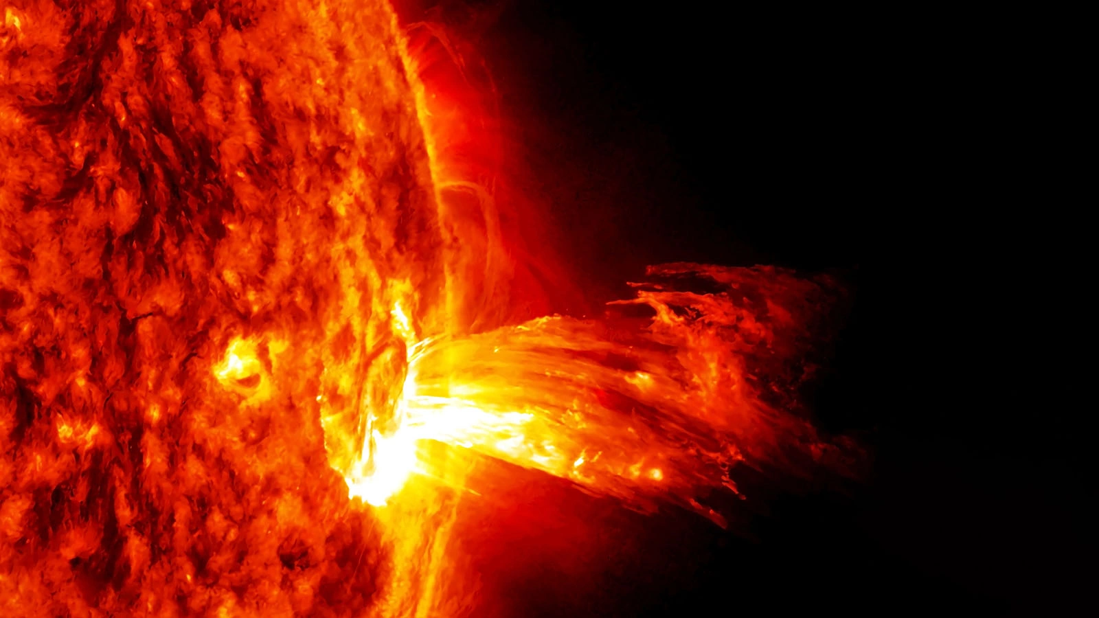 Вспышка на солнце