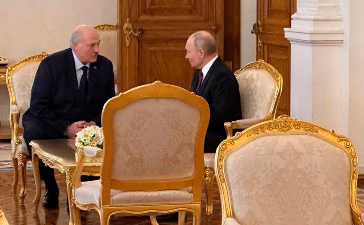 Александр Лукашенко и Владимир Путин