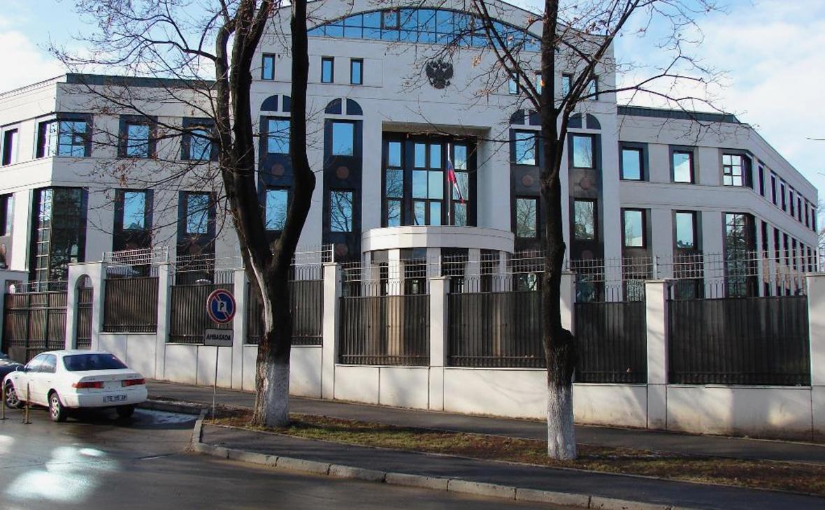Вид на здание посольства России в&nbsp;Молдавии