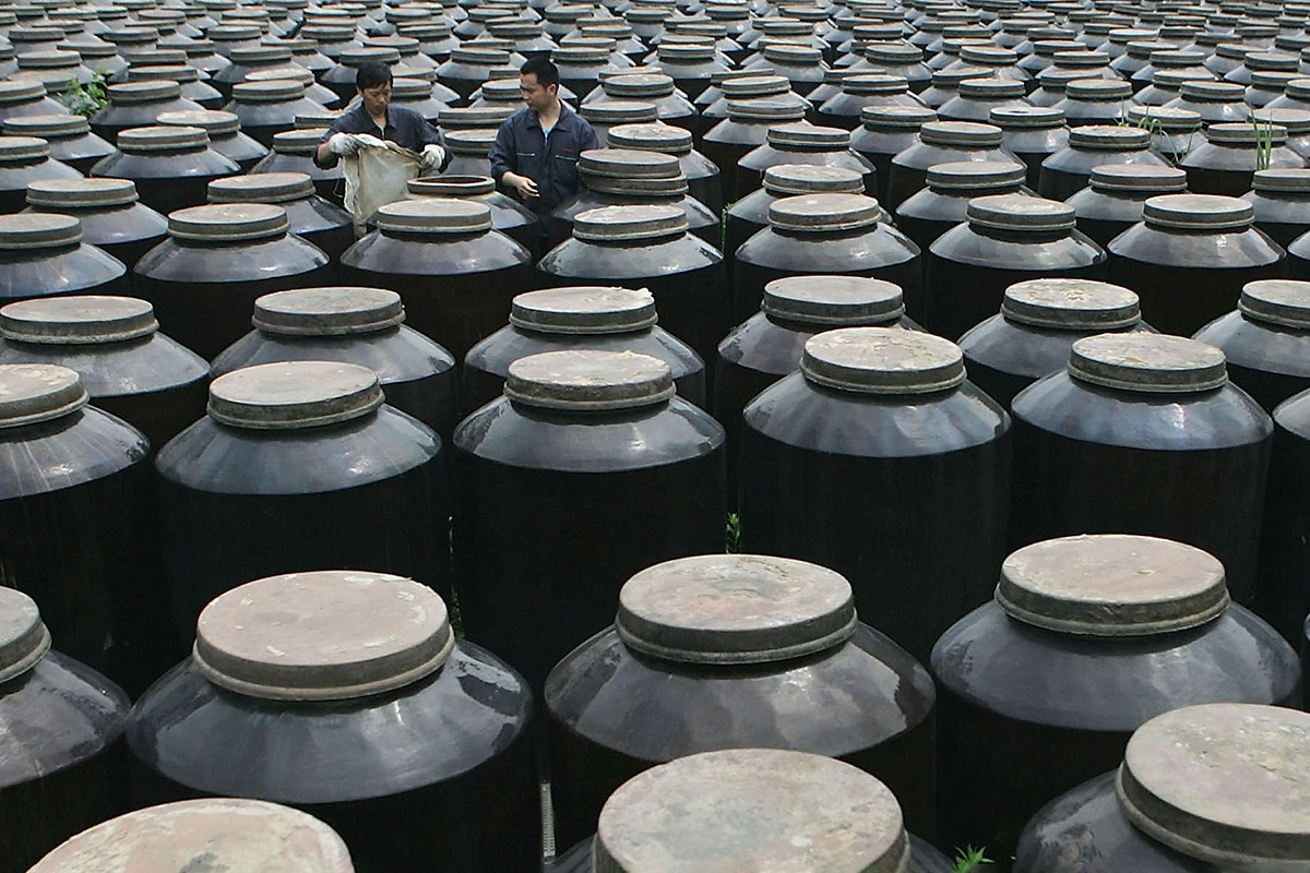 В Японии рисовый уксус изготавливают двумя способами: из риса или из отходов производства саке