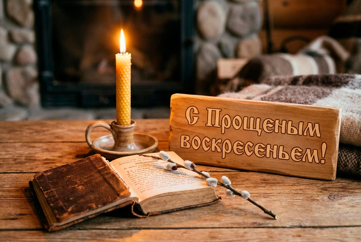 Открытки с Прощеным воскресеньем в 2026 году. Старинные и трогательные