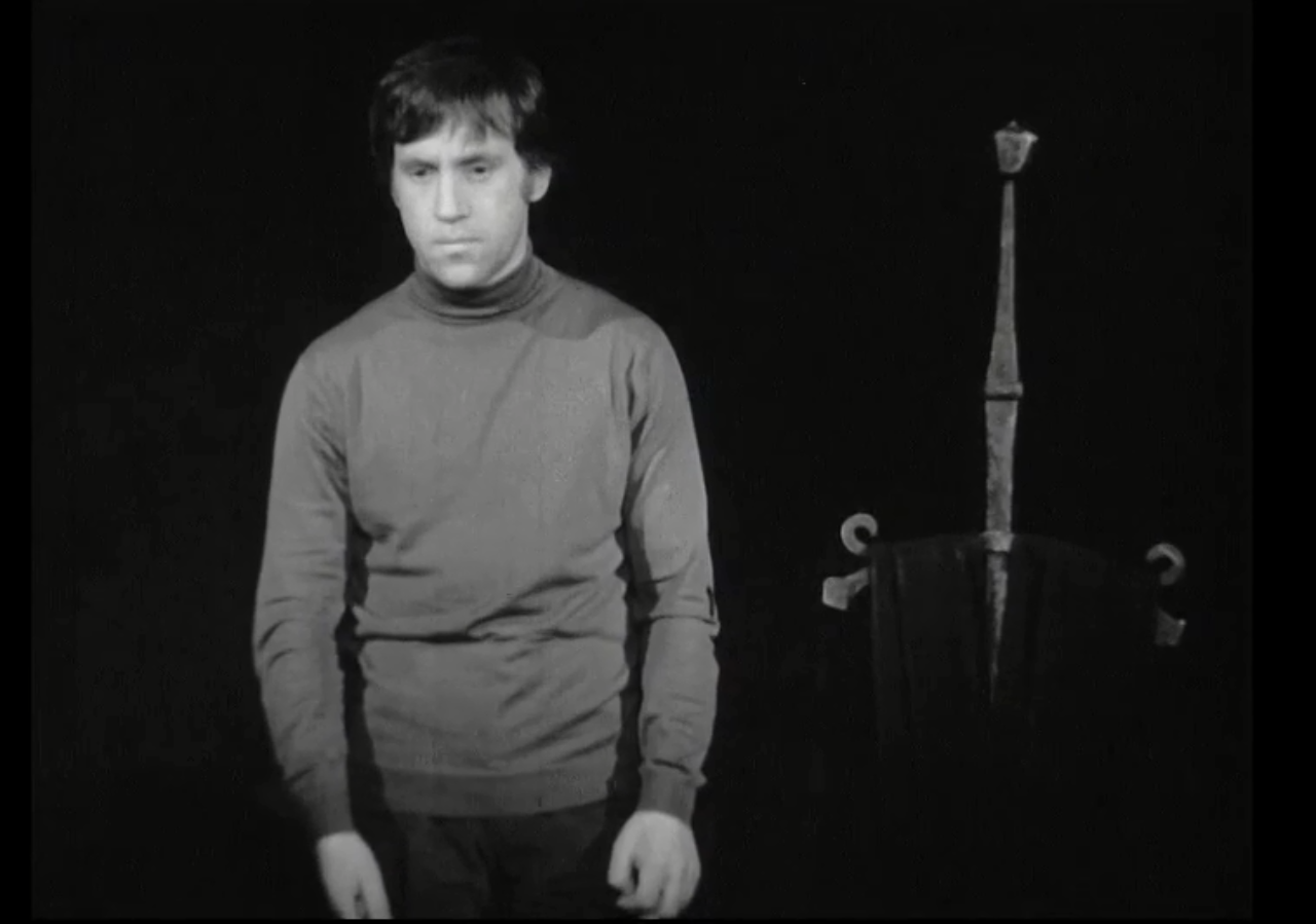 Кадр из документального студенческого фильма &laquo;Быть или не быть&raquo;. 1971 год