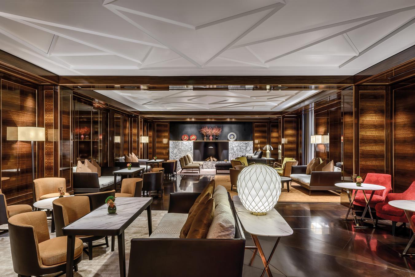 Лаундж-зона Bvlgari Hotel Paris