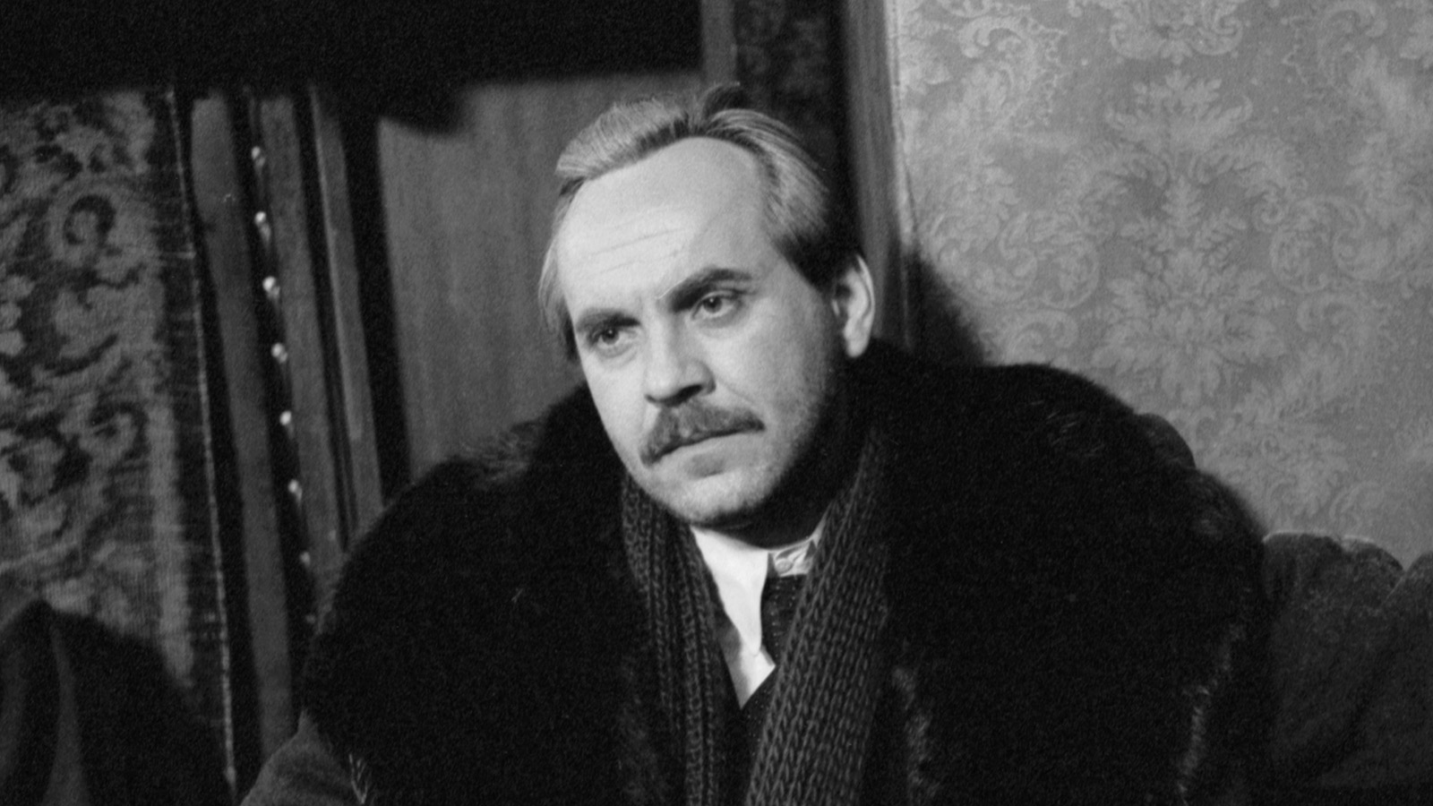 Костас Сморигинас на съемках фильма «Николай Вавилов», 1989 год