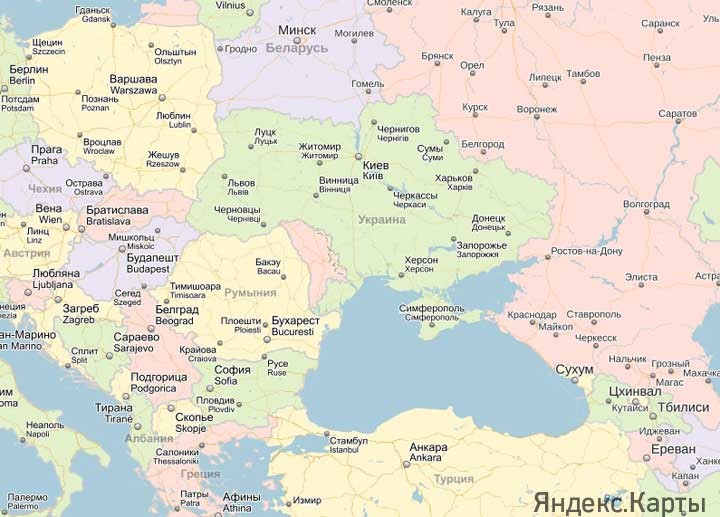 Карта россии и украины граница фото