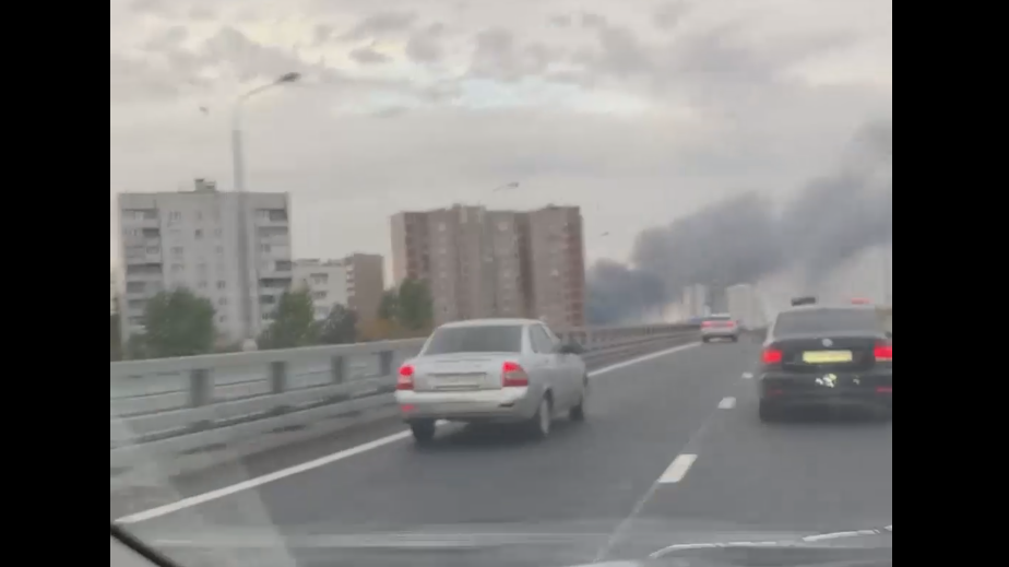 Крупный пожар на юго-востоке Москвы потушили