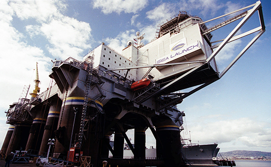 Морская платформа для&nbsp;запуска космических аппаратов Sea Launch
