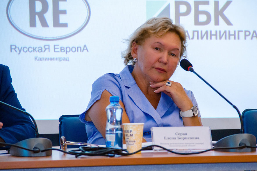 Фото: Серая Елена Борисовна, министр регионального контроля (надзора) Калининградской области