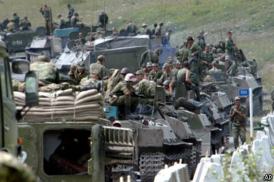 Война в Южной Осетии - фоторепортаж с места боев