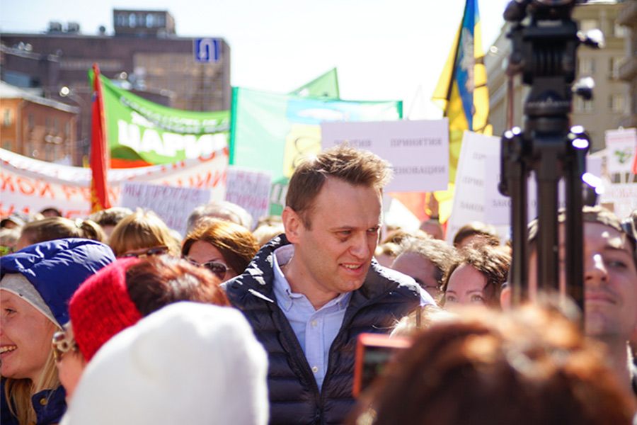 Алексей Навальный на митинге против сноса пятиэтажек




