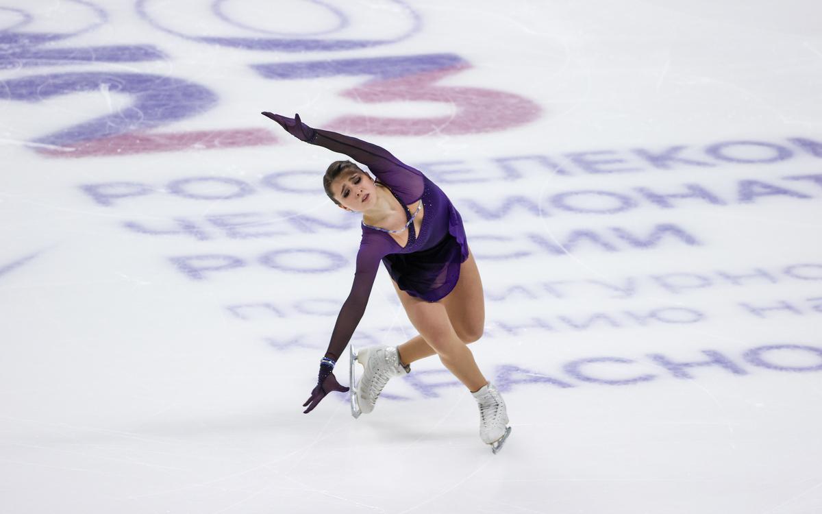 Валиева стала четвертой в короткой программе на чемпионате России