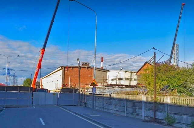 Фото 2024 года. Территория, отведённая под строительство Художественно-производственного комбината Мариинского театра&nbsp;на улице Булавского.