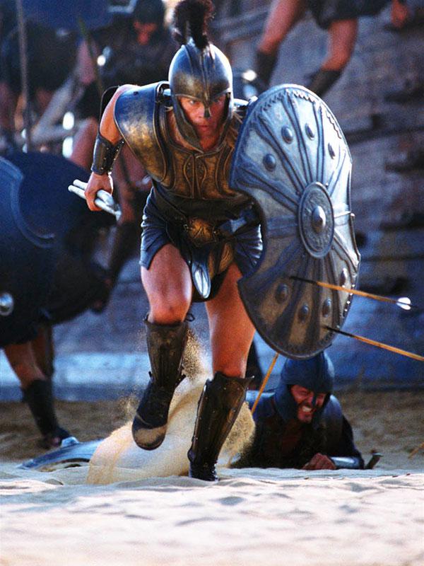 Брэд Питт в фильме &laquo;Троя&raquo;, 2004 год