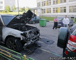 За два дня в разных районах Москвы сгорело 7 автомобилей