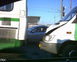 Автобус, маршрутка и легковушка столкнулись в Раменском: 8 раненых 