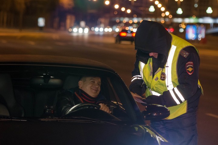 В Москве выявили нетрезвых водителей