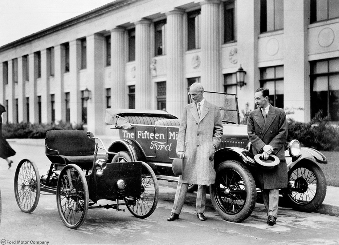 Генри Форд и Эдсель Форд, ок. 1927 г.