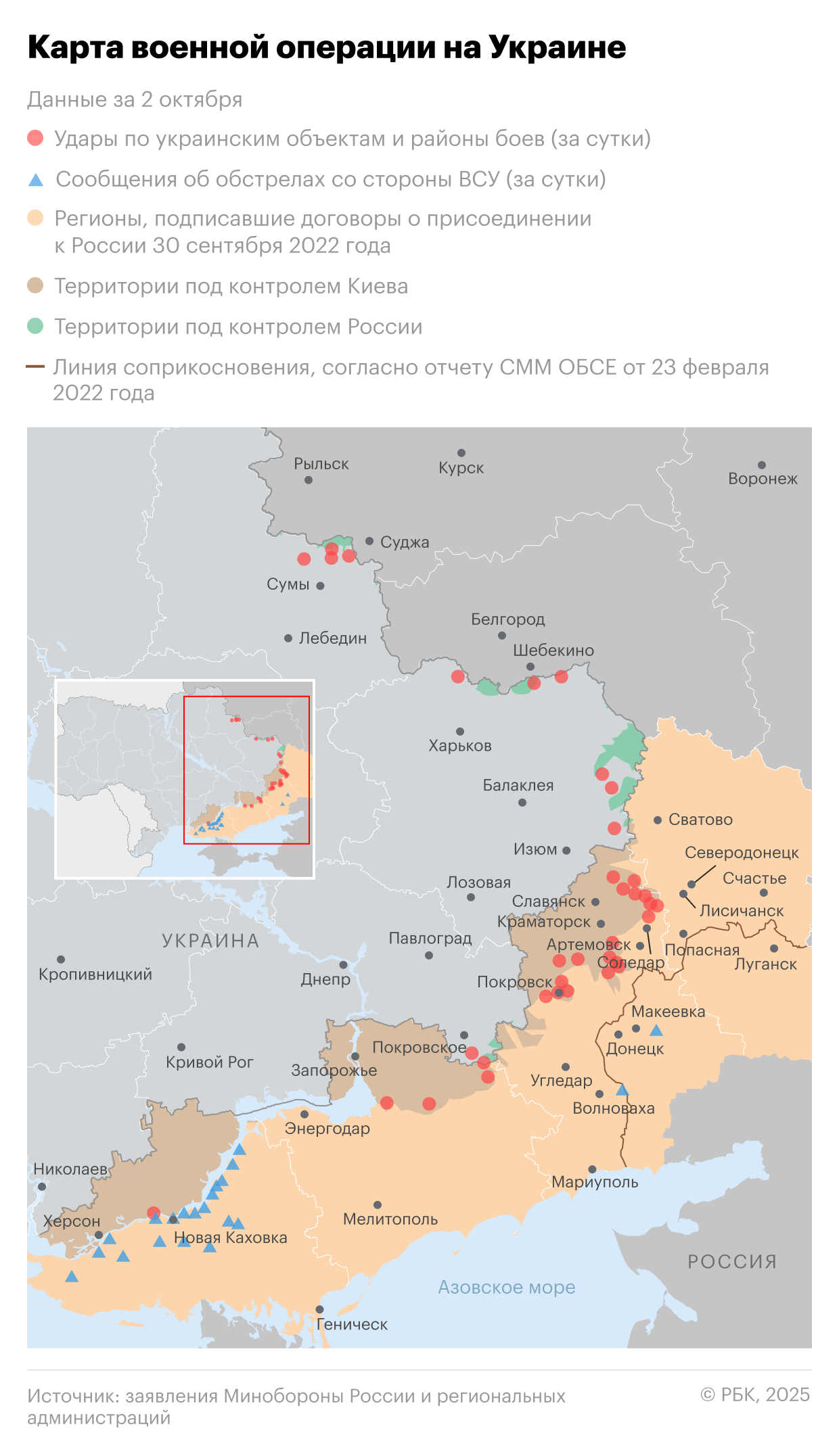 Военная операция на Украине. Главное