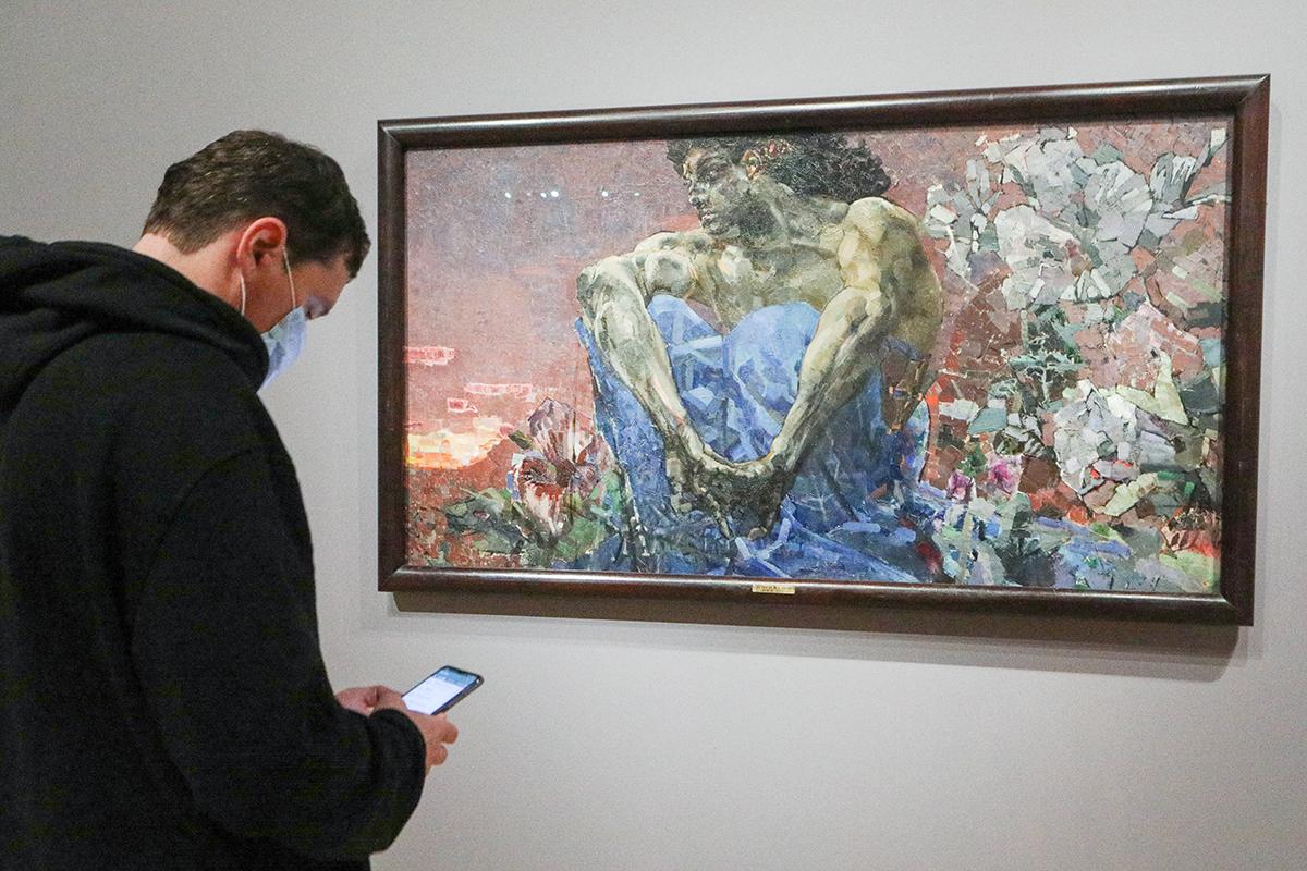Михаил Врубель, «Демон сидящий» (1890)
