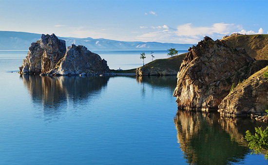 Вид на озеро Байкал


