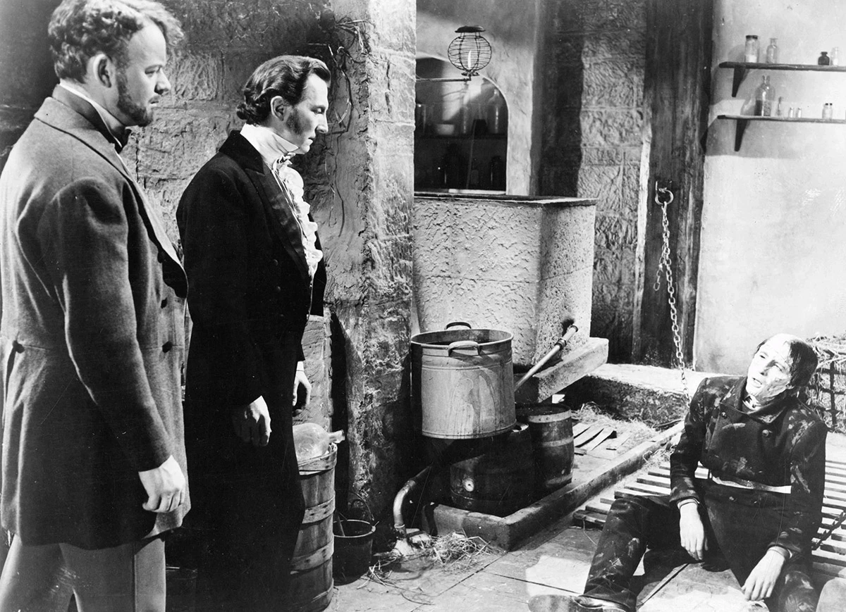<p>Кадр из фильма&nbsp;&laquo;Проклятие Франкенштейна&raquo; (1957)</p>