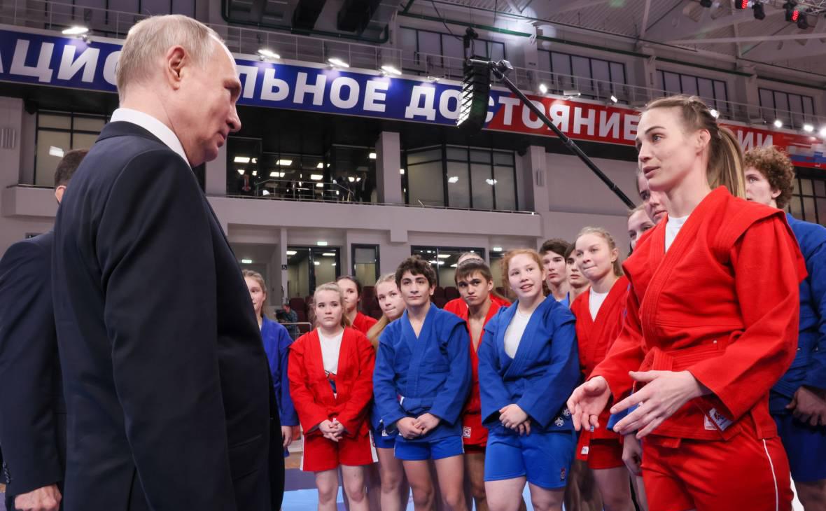 Владимир Путин на встрече со спортсменами в Краснодаре