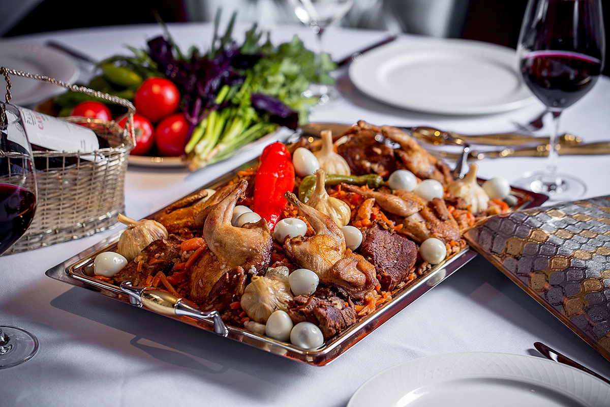 Праздничный плов с перепелками