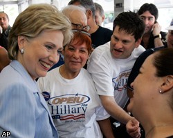 Победа в Пуэрто-Рико досталась Х.Клинтон