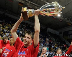 ЦСКА 8-й раз подряд стал чемпионом России по баскетболу