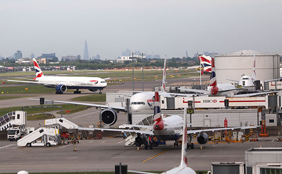 Самолеты авиакомпании British Airways в аэропорту&nbsp;Хитроу


