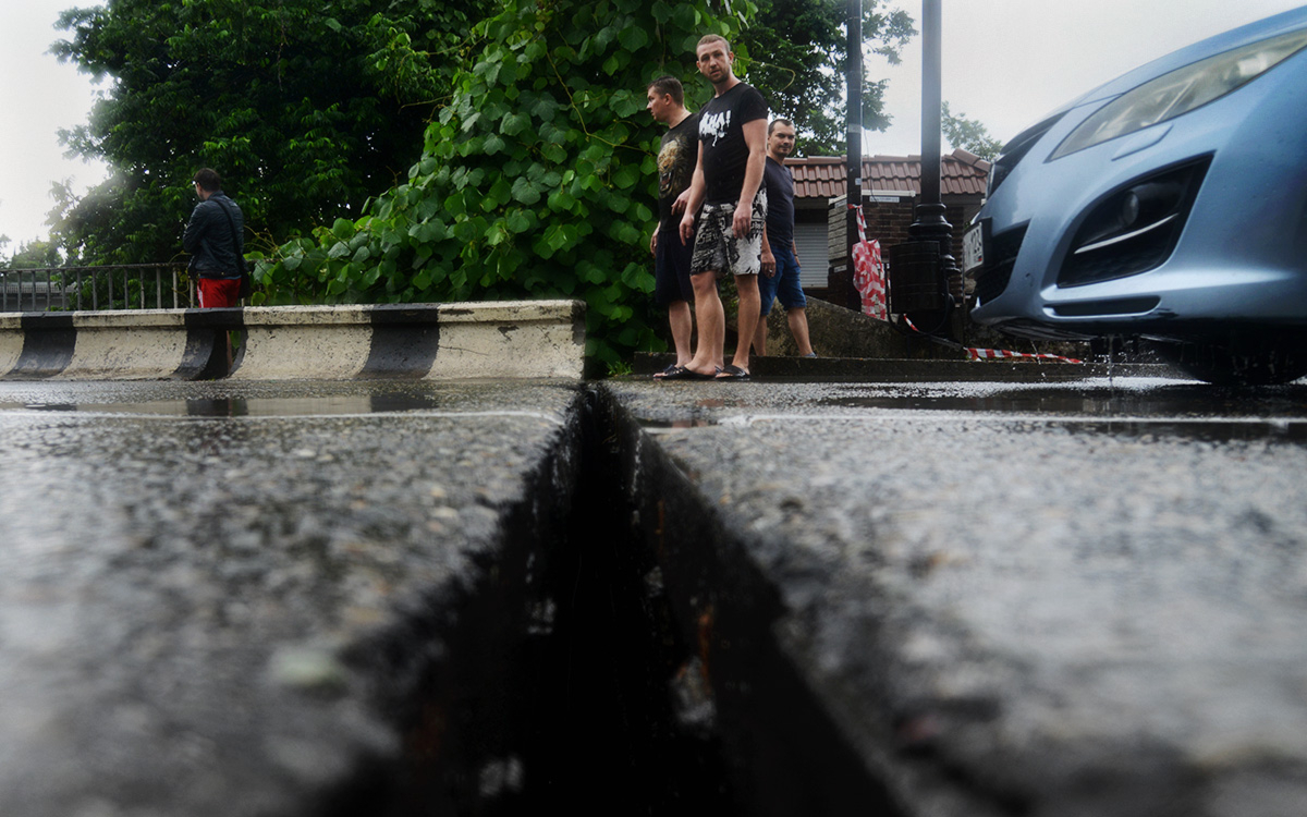 Дана шторм после проекта