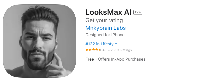 Иконка приложения LooksMax AI