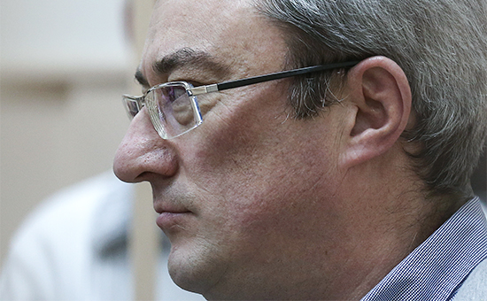 Бывший глава Республики Коми Вячеслав Гайзер во время рассмотрения ходатайства следствия о продлении ареста в Басманном суде