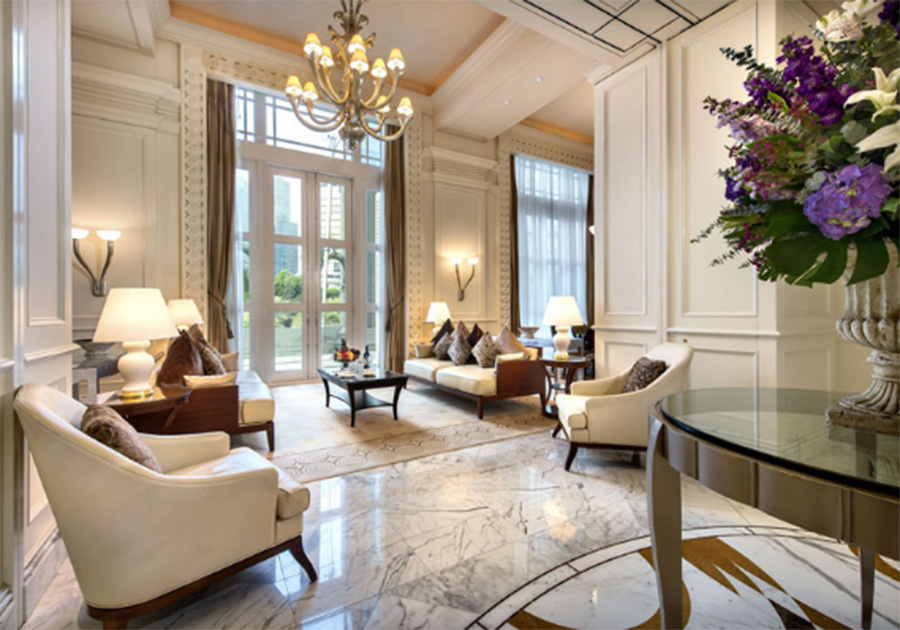 Президентский номер в&nbsp;​The Fullerton Hotel Singapore