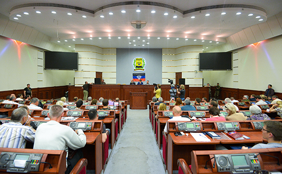 Заседание парламента ДНР. Архивное фото.