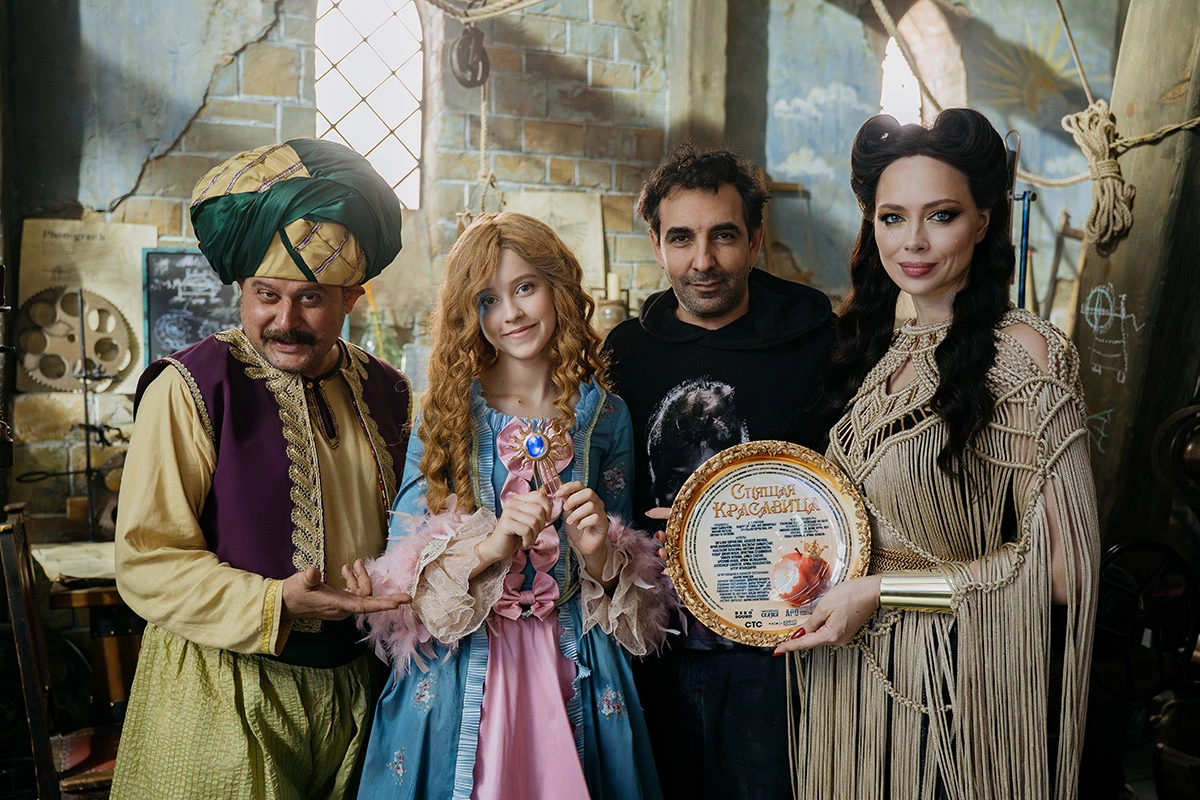 Съемки фильма «Спящая красавица»