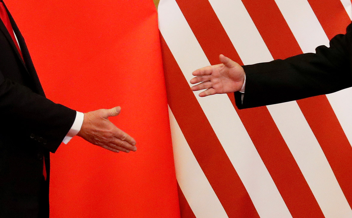 Лидеры Китая и США&nbsp;​Си Цзиньпин и Дональд Трамп. Ноябрь 2017 года