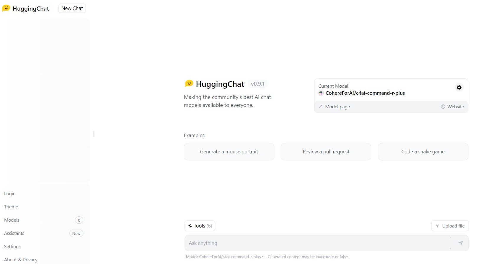 HuggingChat