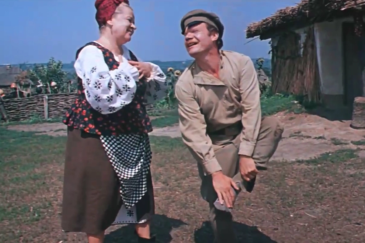 Кадр из фильма «Свадьба в Малиновке», режиссер Андрей Тутышкин, 1967 год