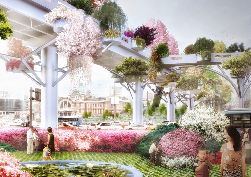 Газоны вместо эстакад: как архитекторы создают парки над землей
