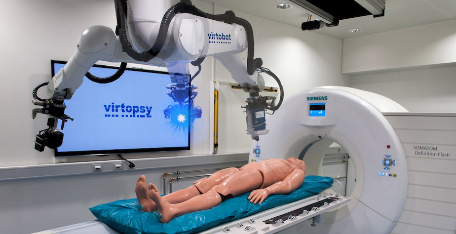 Для виртопсии в Швейцарии создали систему Virtobot: сканирование, фотограмметрия, МРТ, пробы тканей и жидкостей производится одним аппаратом