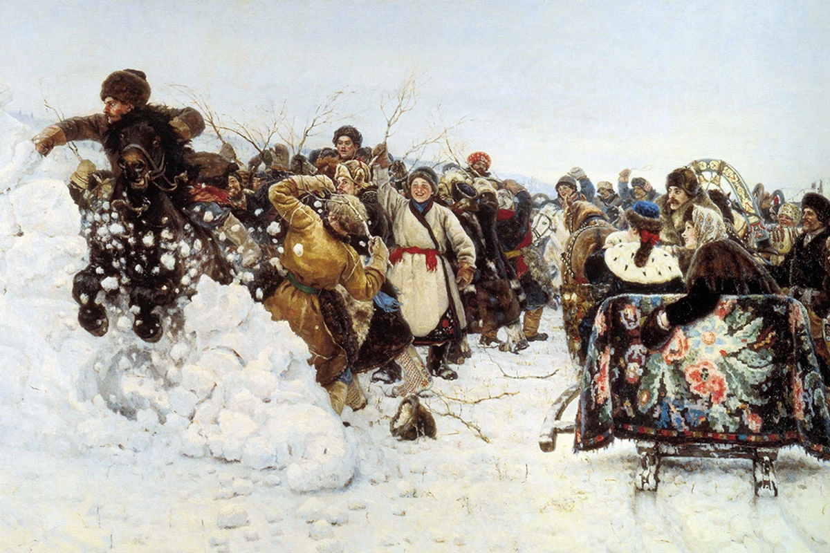 Василий Суриков, «Взятие снежного городка» (1891)