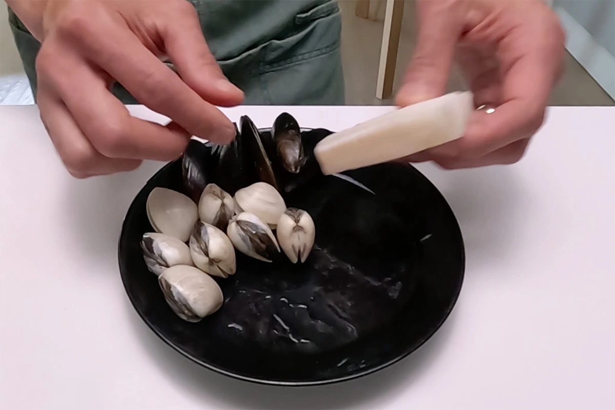 Возьмите свежие морепродукты